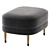 Elegant HARM Pouf by Cazarina 3D model small image 2