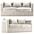 Modern Drummond Sofa 3D Model 3D model small image 1