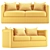 Modern Drummond Sofa 3D Model 3D model small image 2