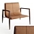 Doimo Musa Armchair, Designer Furniture 3D model small image 3