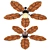 Tropical Breeze 52" Ceiling Fan 3D model small image 1