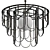 Stylish BIANCA Pendant Light 3D model small image 1