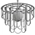 Stylish BIANCA Pendant Light 3D model small image 2