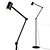 Nymane Modern Reading Floor Lamp 3D model small image 1