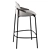 Modern Cosmo Claudio Bar Stool 3D model small image 2