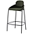 Modern Cosmo Claudio Bar Stool 3D model small image 4