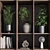 Indoor Houseplant Cabinet Decor 02 3D model small image 5