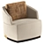 Modern Aster Armchair Design 3D model small image 1