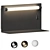 Modern Rectangular LED Wall Sconce 3D model small image 1