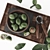 Green Walnut Harvest Set 3D model small image 3