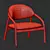 Modern Ash Armchair ELIA PL01 3D model small image 4