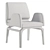 Modern Era Dining Chair with Arms 3D model small image 2