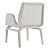 Modern Era Dining Chair with Arms 3D model small image 4