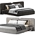 Sleek 2013 Angelo Bed Frame 3D model small image 1