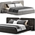 Sleek 2013 Angelo Bed Frame 3D model small image 2