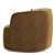 Plush Swivel Armchair with Boucle 3D model small image 4