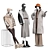 Mannequin Set for Interior Modeling 3D model small image 1