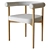 High Fashion Matilda Dining Chair 3D model small image 1