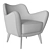 Modern RH Florent Chair - Restoration Hardware 3D model small image 5