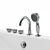 Barletta Shower Enclosure Kit 3D model small image 3