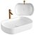 Designo Stone Basin 550mm 3D model small image 1