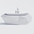 Luxury Diamond Bathtub 3D model small image 4