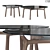 Giorgetti Memos: Elegant Geometric Tables 3D model small image 1
