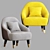 Elegant Armchair K0029 Exceptional Comfort 3D model small image 2