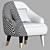 Elegant Armchair K0029 Exceptional Comfort 3D model small image 3