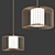 Elegant Dragonfly Pendant Lamp 3D model small image 2
