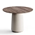 Casper Round Dining Table Oak 3D model small image 3