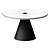 Sleek Marble Coffee Table 3D model small image 2