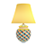 Hand-Painted Vario Deruta Ceramic Lamp 3D model small image 6