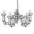 Seletti Cut & Paste Chandelier 3D model small image 1