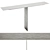 Modern Italian Cattelan Tee Console 3D model small image 1
