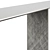 Modern Italian Cattelan Tee Console 3D model small image 2