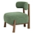 Elegant Raya Armchair for Home 3D model small image 2