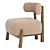 Elegant Raya Armchair for Home 3D model small image 3