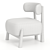 Elegant Raya Armchair for Home 3D model small image 4