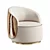 Luxury Chic Annabelle Fendi Armchair 3D model small image 1