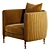 Contemporary 2015 Barlow Armchair 3D model small image 3
