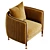 Contemporary 2015 Barlow Armchair 3D model small image 6