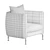 Contemporary 2015 Barlow Armchair 3D model small image 7