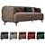 Luxury Modern Navona Sofa Set 3D model small image 3