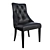 Henry Dining Chair: Uncompromising Elegance 3D model small image 1