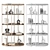 OJAI FRATO Bookcase with Decor 3D model small image 3