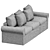 Stylish HARLANDA Sleeper Sofa 3D model small image 4