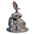 Eagle Sculpture on Stone Base 3D model small image 2