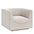 Modern Comfort Cube Armchair 3D model small image 3