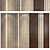 Modern Wood Wall Panel Set 3D model small image 1